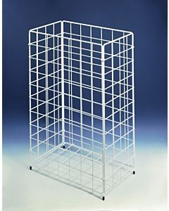 CWS paper basket 903102000 made of steel wire, white, capacity approx. 60l, collapsible, made of steel wire