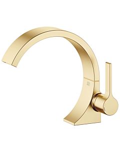 Dornbracht Cyo single lever mixer 33505811-28 for washbasin, projection 177mm, with waste fitting, brushed brass