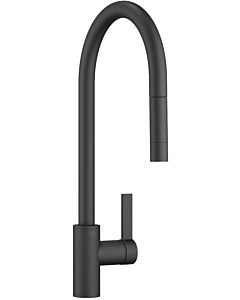 Dornbracht Tara Ultra single lever sink mixer 33870875-33 pull-out, with spray function, projection 240mm, matt black