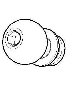 Dornbracht ball ball joint bidet - 092140007-00 40x30x25_chrom