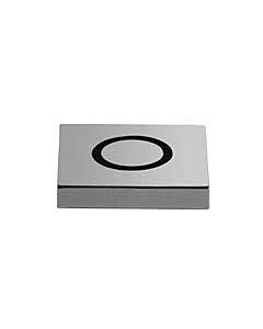 Dornbracht control button 10714970-28 square rosette, brushed brass