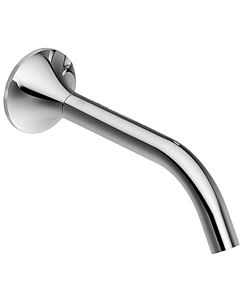 Dornbracht Vaia wall spout 13800809-28 for washbasin, Touchfree, without waste set, brushed brass