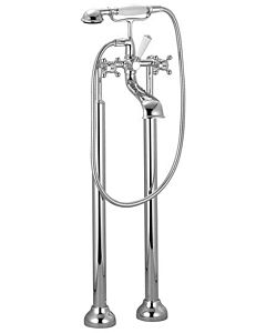 Dornbracht Madison two-hole bath mixer 25943360-00 free-standing assembly, with shower set, chrome