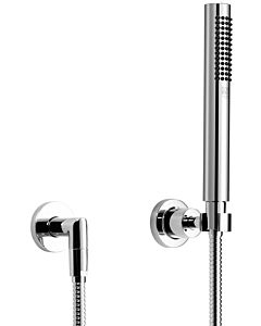 Dornbracht Tara . Hose shower set 27802892-06 with baton hand shower, matt platinum