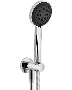 Dornbracht Tara . Hand shower set 27803660-06 with integrated shower holder, matt platinum