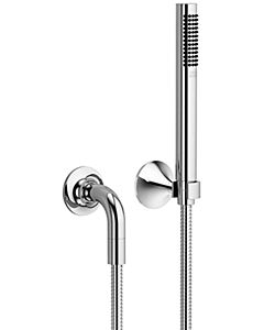 Dornbracht Vaia hand shower set 27808809-99 single escutcheons, with hand shower, dark platinum mat