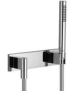 Dornbracht shower set 27818980-06 with cover plate, matt platinum