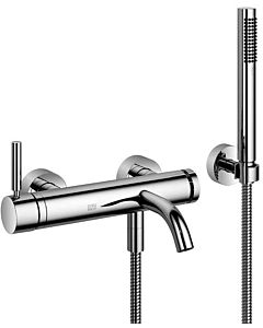 Dornbracht Meta single lever mixer 33233660-06 for bath, wall mounting, with furniture, matt platinum