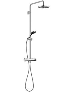 Dornbracht set de douche 34459979-28 avec thermostat de douche, saillie de douche sur pied 450 mm, laiton brossé