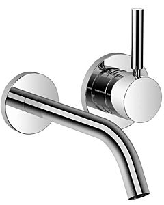 Dornbracht Meta 36860660-33 for wall-mounted single lever mixer, without waste set, projection 190 mm, matt black