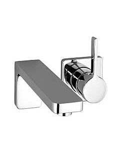 Dornbracht Lulu single lever mixer 36860710-00 for wall-mounted washbasin, without waste set, chrome