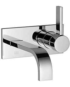 Dornbracht Mem trim set 36864782-08 for wall-mounted single lever basin mixer, without waste set, platinum