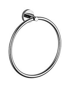 Dornbracht Meta anneau porte-serviettes 83200979-33 rond, 185 mm, noir mat