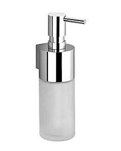 Dornbracht dispenser 83435970-99 wall model, bottle made of crystal glass, matt, dark platinum matt