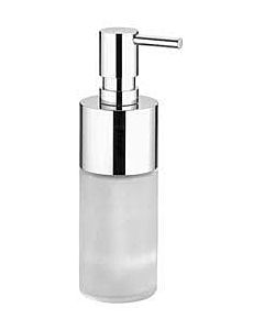 Dornbracht dispenser 84435970-06 standing model, bottle made of crystal glass, matt, platinum matt