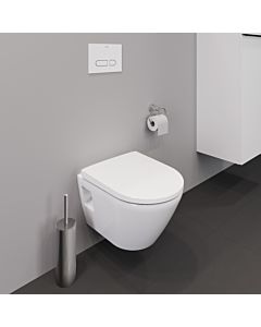 Duravit D-Neo wall washdown WC set 45870900A1 with WC seat, rimless, white