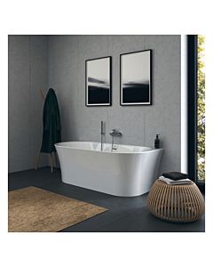 Duravit DuraSenja wall-mounted bathtub 700578000000000 150x75cm, wall-mounted version, white, Oval