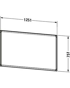 Duravit L-Cube cadre d&#39;installation LC968800000 125 x 2000 cm, avec LED tactile