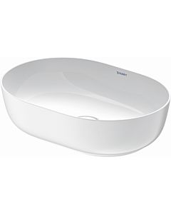 Duravit Luv washbasin 03795026001 50x35cm, ground, without overflow, without tap hole bank, white/white WonderGliss