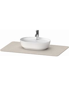 Duravit Luv washbasin console LU946902525 98.8 x 59.5 cm, made of quartz stone, with 2000 cutout, Sand structure