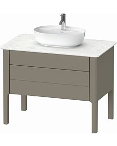 Duravit Luv vanity unit LU956909292 93.8x57x74.3cm, 2000 drawer, 2000 pull-out, standing, stone gray silk matt