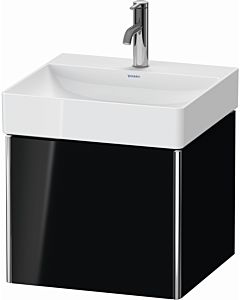 Duravit XSquare Meuble sous lavabo XS405904040 48,4x39,7x46cm, 1 tiroir, noir brillant