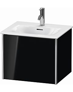 Duravit XSquare Meuble sous lavabo XS422104040 51x39,7x41,8cm, 1 tiroir, noir brillant