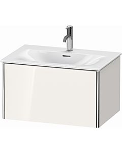 Duravit XSquare Meuble sous lavabo XS422308585 71x39,7x47,8cm, blanc très brillant, 1 tiroir