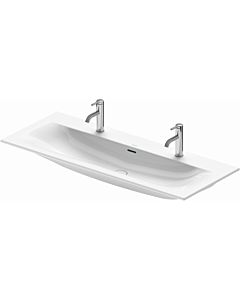 Duravit Viu Duravit Viu 2344120024 123x49cm, white, with 2 tap holes, with overflow, with tap platform