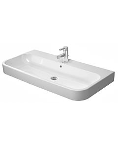 Duravit Happy D.2 lavabo pour meuble 2318100027 100 x 50,5 cm, blanc, 1 trou pour robinet, moulu
