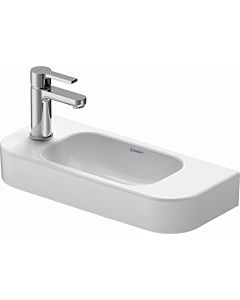 Duravit Happy D.2 wash basin 0711500009 with tap hole on the left, white
