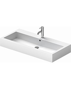 Duravit Vero lavabo 0454100000 1000 mm, blanc, avec trou pour robinetterie et trop-plein