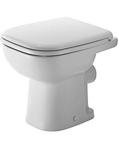 Duravit D-Code Stand Tiefspül WC 2108092000 weiss, HygieneGlaze, Abgang waagerecht