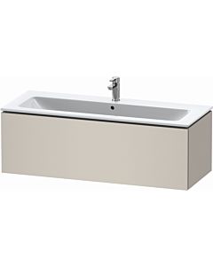Duravit L-Cube vanity unit LC614309191 122 x 48, 2000 cm, matt taupe, 2000 pull-out, wall-hung