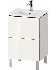 L-Cube Duravit vasque LC667102222 52x42,1x70,4cm, 2 coulissants, debout, blanc brillant
