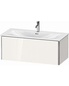 Duravit XSquare Meuble sous lavabo XS422508585 101x39,7x47,8cm, blanc très brillant, 1 tiroir