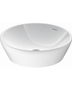 Duravit D-Neo countertop washbasin 2371400070 40x40cm, without overflow, without tap platform, white