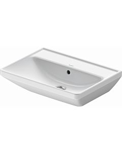 Duravit D-Neo washbasin 2366600060 60 x 44 cm, without tap hole, overflow, tap platform, white