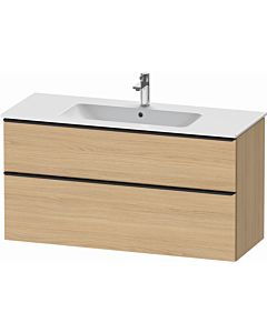 Duravit D-Neo vanity unit DE436403030 121 x 46.2 cm, natural oak, wall-mounted, 2000 drawer, 2000 pull-out