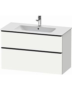 Duravit D-Neo vanity unit DE436301818 101 x 46.2 cm, Weiß Matt , wall- 2000 , match2 drawer, 2000 pull-out