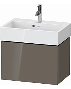 Duravit L-Cube vanity unit LC611908989 58.4x39.1x39.4cm, 2000 pull-out, wall-mounted, flannel gray high gloss