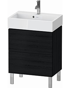 Duravit L-Cube Waschtisch-Unterschrank LC667901616 58,4x39,1x58,2cm, 2 Auszüge, stehend, Eiche schwarz