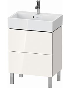 Duravit L-Cube Waschtisch-Unterschrank LC667902222 58,4x39,1x58,2cm, 2 Auszüge, stehend, weiß hochglanz