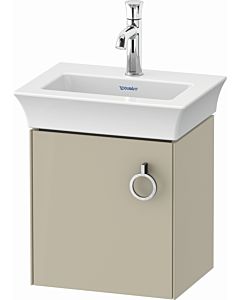 Duravit White Tulip vanity unit WT4250LH3H3 38.4 x 29.8 cm, Taupe high gloss, wall- 2000 , match2 door with handle, left