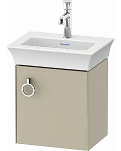 Duravit White Tulip vanity unit WT4250RH3H3 38.4 x 29.8 cm, Taupe high gloss, wall hung, 2000 door with handle, right
