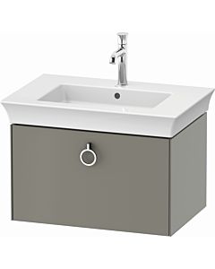 Duravit White Tulip vanity unit WT425109292 68.4 x 45.8 cm, stone 2000 silk matt, wall-hung, match1 pull-out with handle