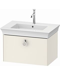 Duravit White Tulip vanity unit WT42510H4H4 68.4 x 45.8 cm, Nordic Weiß Hochglanz , wall- 2000 , match2 pull-out with handle