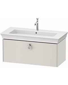 Duravit White Tulip vanity unit WT425203939 98.4 x 45.8 cm, Nordic white silk 2000 , wall-hung, match1 pull-out with handle
