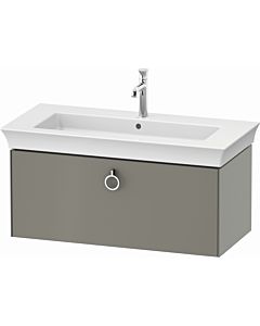 Duravit White Tulip vanity unit WT425209292 98.4 x 45.8 cm, stone 2000 silk matt, wall-hung, match1 pull-out with handle