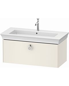 Duravit White Tulip vanity unit WT42520H4H4 98.4 x 45.8 cm, Nordic Weiß Hochglanz , wall-mounted, 2000 pull-out with handle